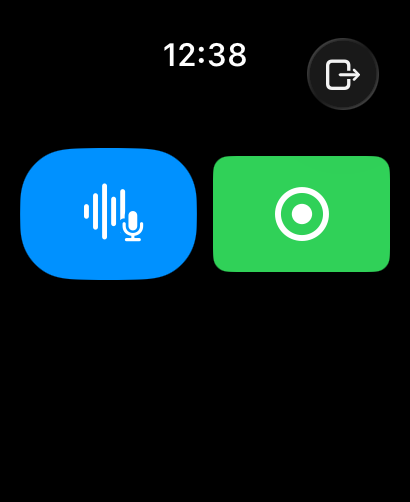 Clapilot App auf einer Apple Watch